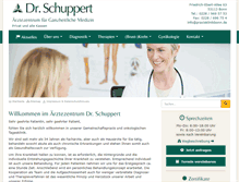 Tablet Screenshot of praxisklinikbonn.de
